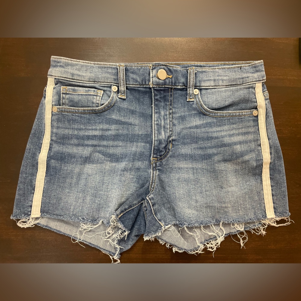 Banana Republic denim mid-rise 3” short cutoff shorts 27